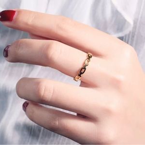 Jewelry | Dainty Gold Chain Link Ring | Poshmark